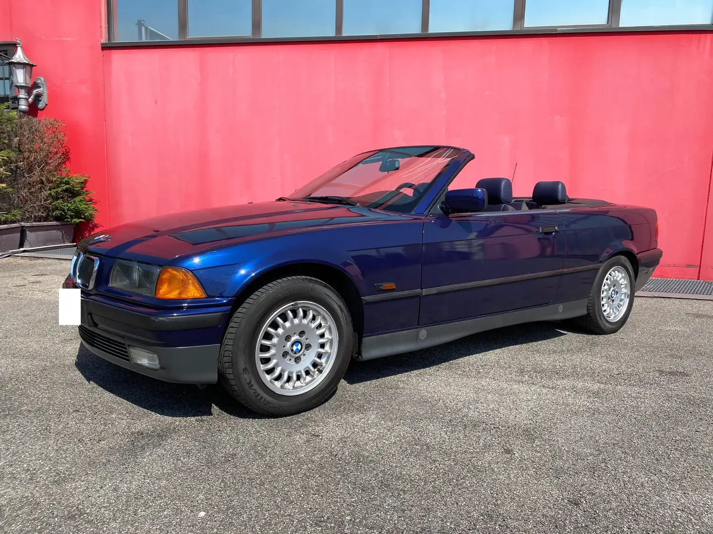 BMW 320 Serie 3 E36 Cabrio 320i Cabrio c/2airbag Bleu - 2