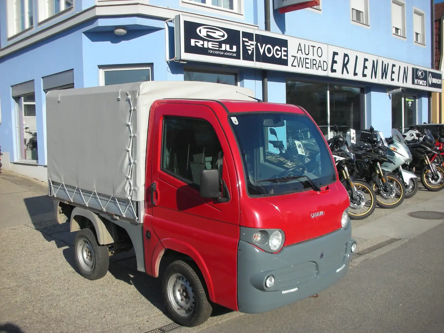 Casalini Sulkycar Pritsche+Plane Rot - 1