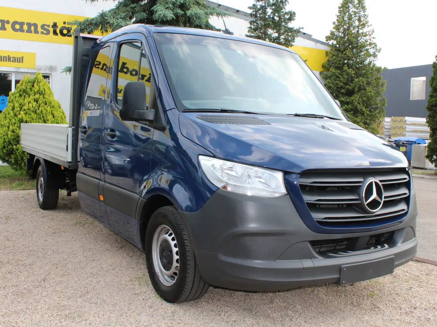Mercedes-Benz Sprinter CDI RWD L3 Doppelkabine/Pritsche/Automatik Blau - 1
