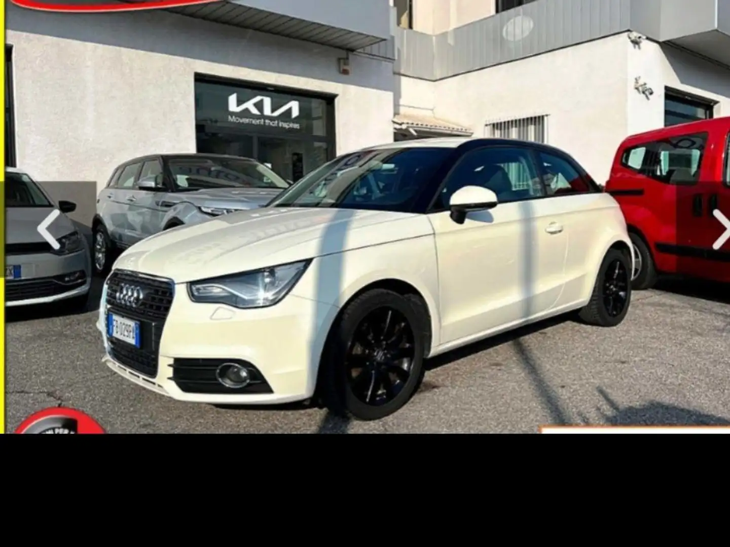 Audi A1 A1 I 2010 3p 1.6 tdi Ambition 105cv bijela - 2