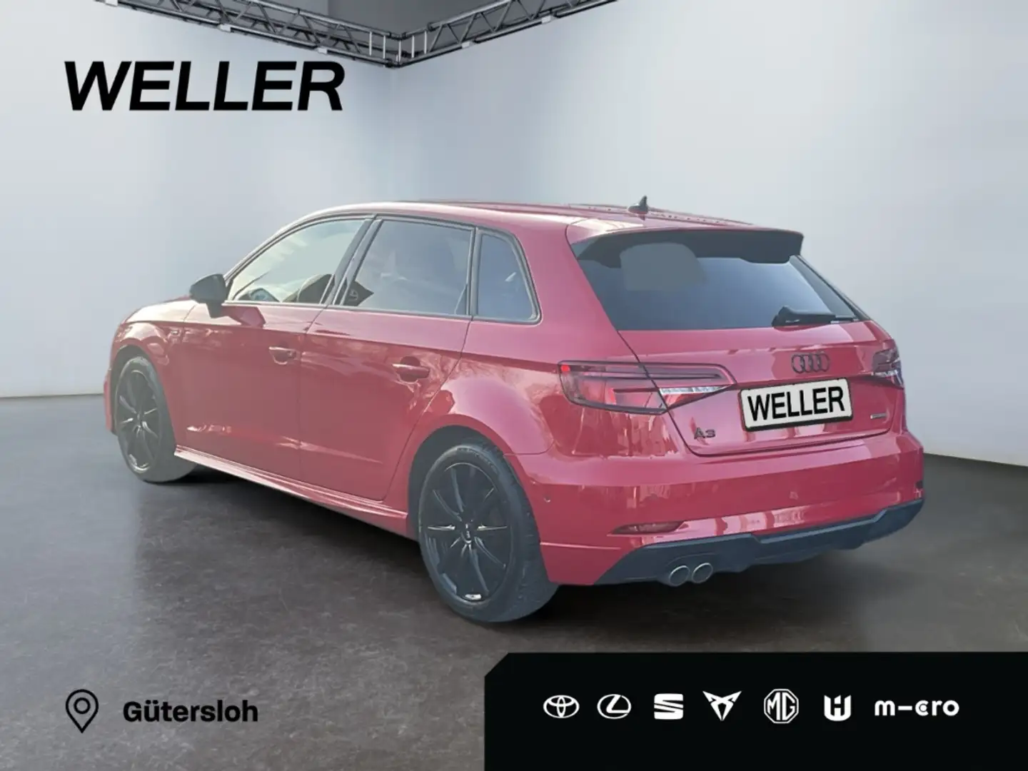 Audi A3 40 TDI Sportback quattro Sport S-Line *Kamera* Rosso - 2