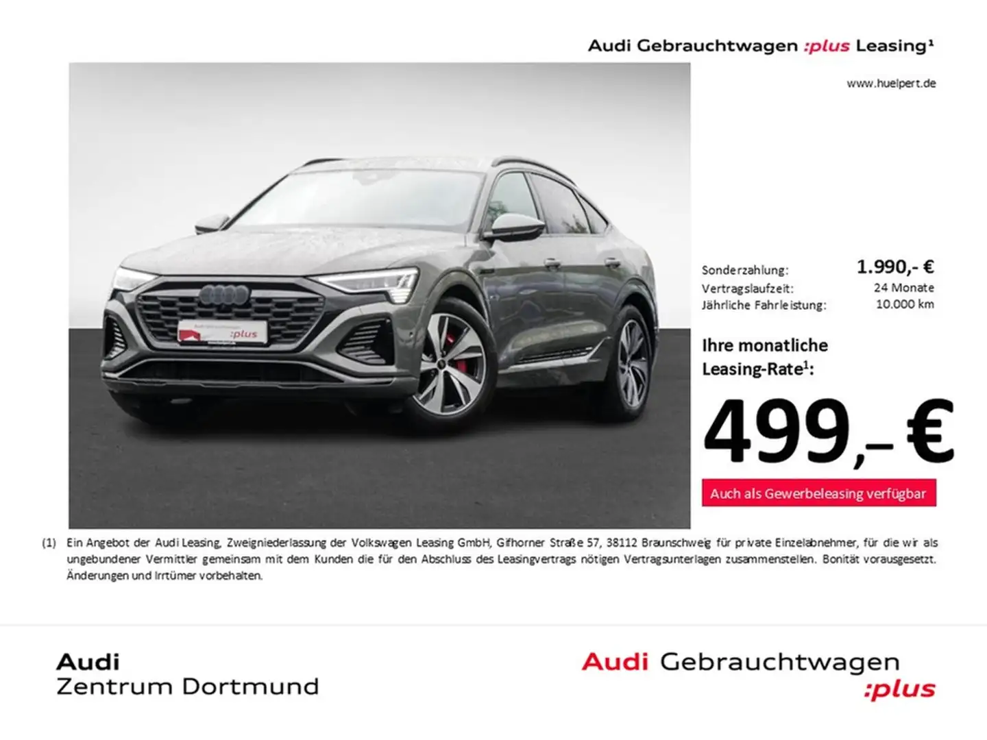 Audi Q8 e-tron Sportback 55 quattro S LINE AHK LM20 Szürke - 1