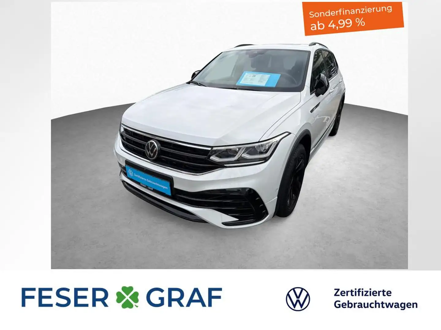 Volkswagen Tiguan Allspace R-Line 2.0 TDI 7-DSG 4MOTION PANO Weiß - 1