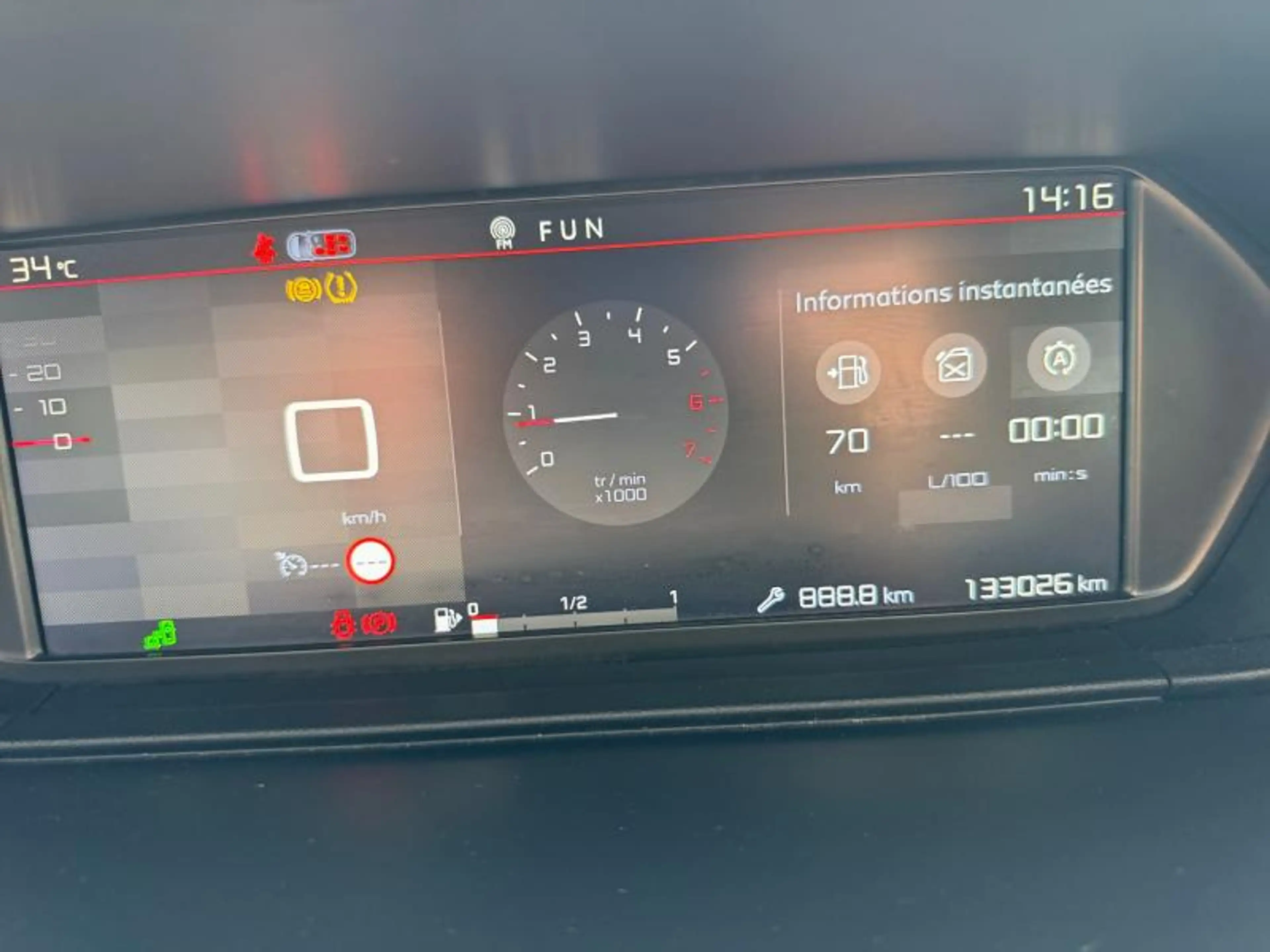 Citroen Grand C4 SpaceTourer 1.5 HDi 131cv 7pl noir 11/18 Airco GPS Camera — photo 14