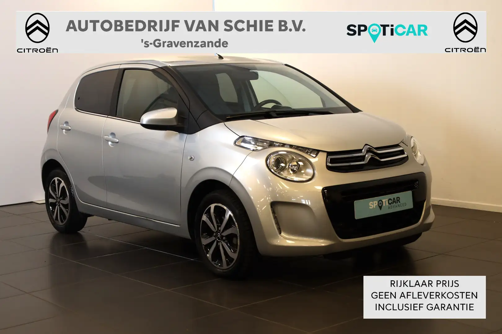 Citroen C1 VTi 72 Shine ETG/Automaat Carplay/AndroidAuto | 15 Gris - 1