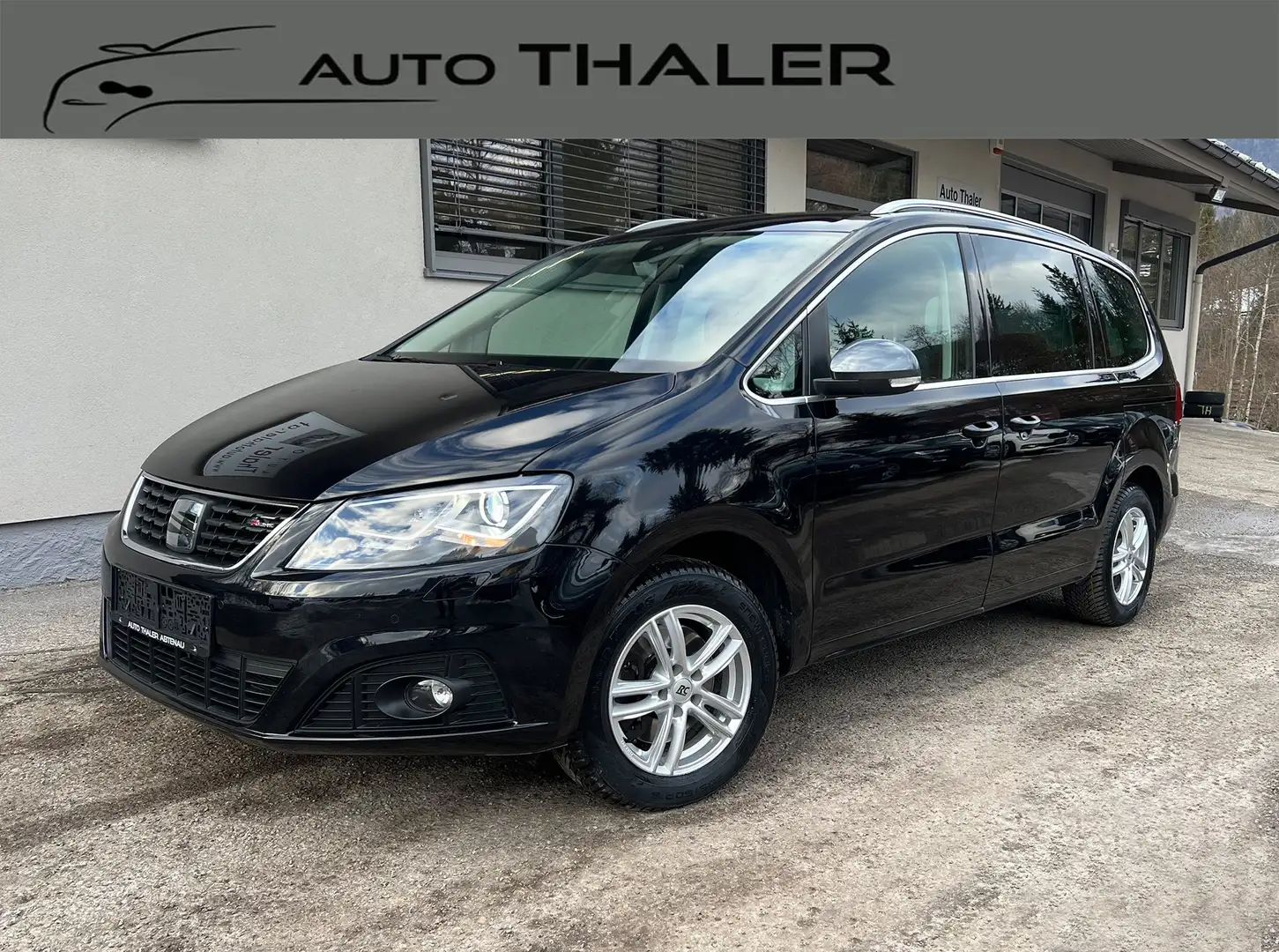 SEAT Alhambra FR 2,0 TDI DSG 4WD 7 SITZE*AHK*BI-XENON*STANDHEIZ. Schwarz - 1