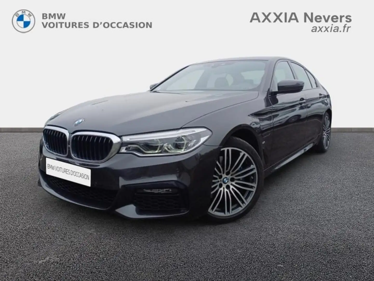 BMW 530 530eA 292ch M Sport Steptronic Gris - 1