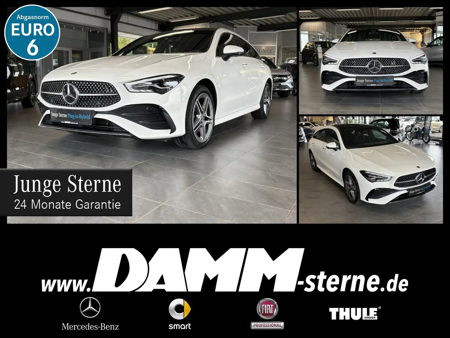 Mercedes-Benz CLA 250 CLA 250 e SB AMG Line Adv. +/Pano/360°/AHK/Distr Weiß - 1