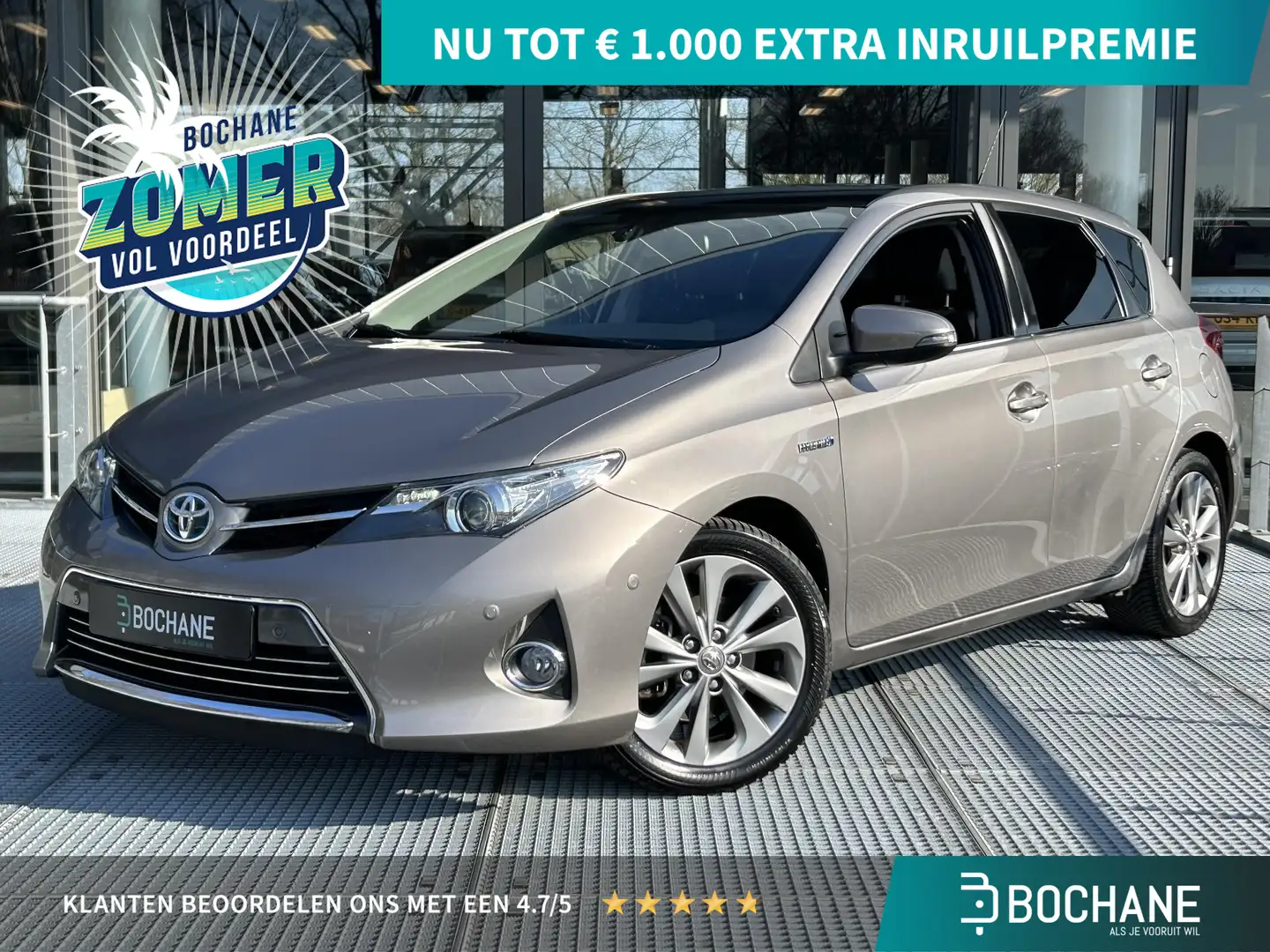Toyota Auris 1.8 Hybrid Executive | Trekhaak | Panoramadak | Ca Gris - 1