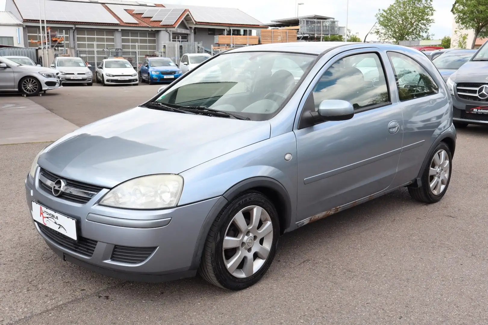 Opel Corsa 1.2 TÜV_Klima_8Fach Grijs - 1