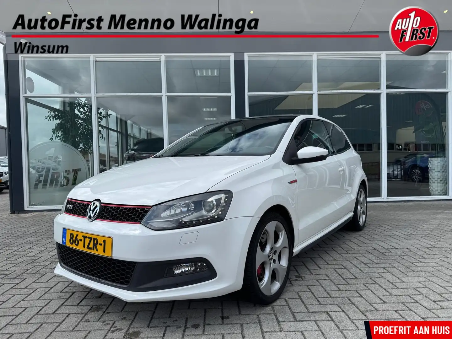 Volkswagen Polo GTI 1.4 TSI GTI|Cruise|Panorama|Xenon|NL Auto| Wit - 1