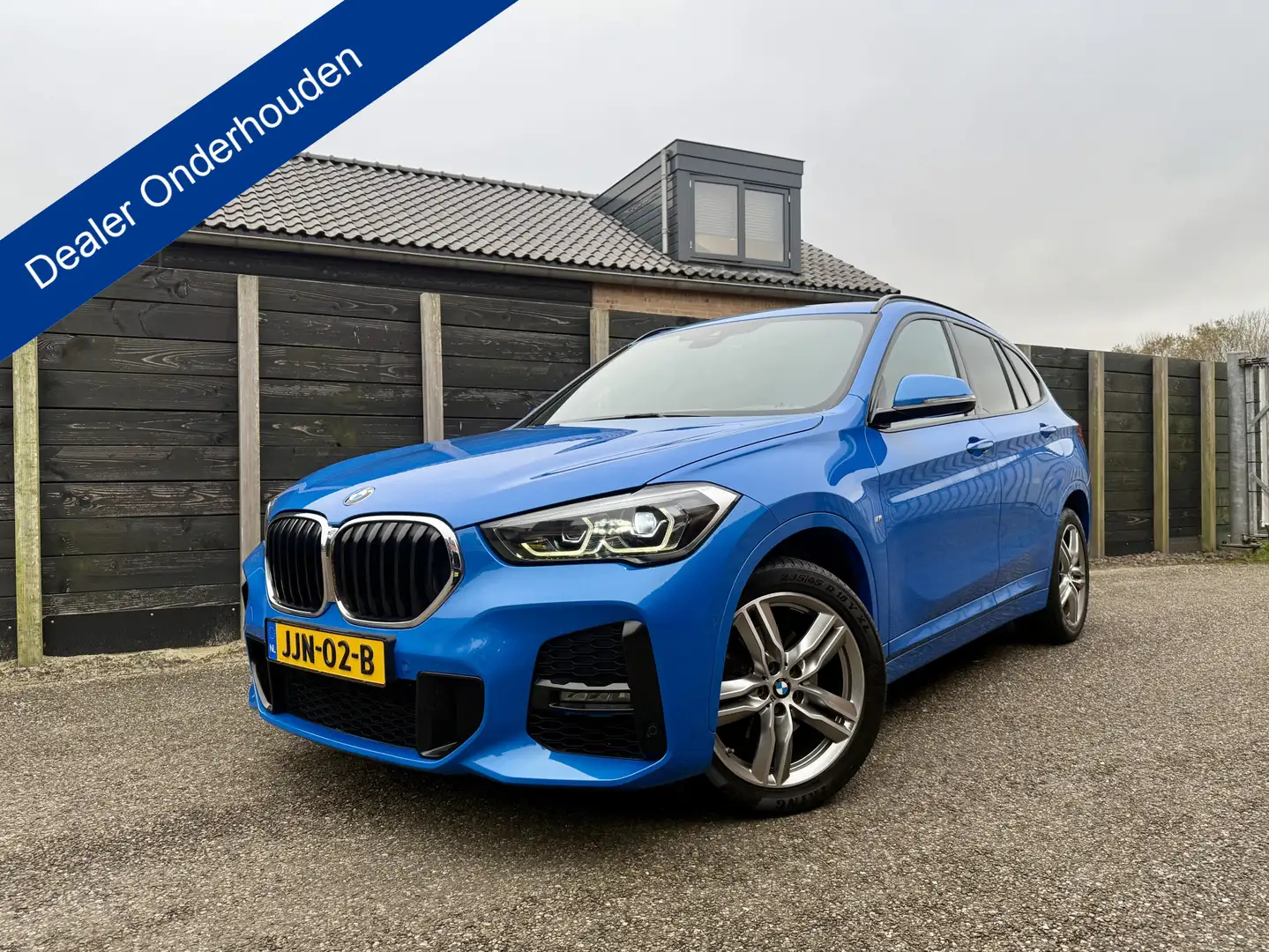 BMW X1 sDrive18i High Executive M-sport, vol leder, head Bleu - 1
