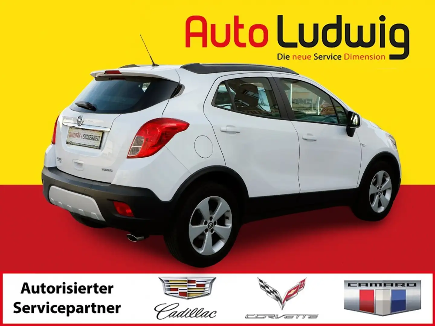 Opel Mokka 1,4 Turbo Edition Aut.*PARKPILOT*R-KAMERA*TEMPO... Blanc - 2