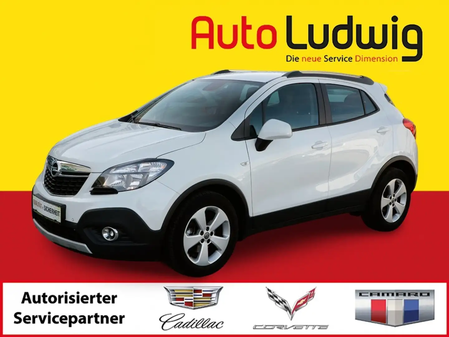 Opel Mokka 1,4 Turbo Edition Aut.*PARKPILOT*R-KAMERA*TEMPO... Blanc - 1