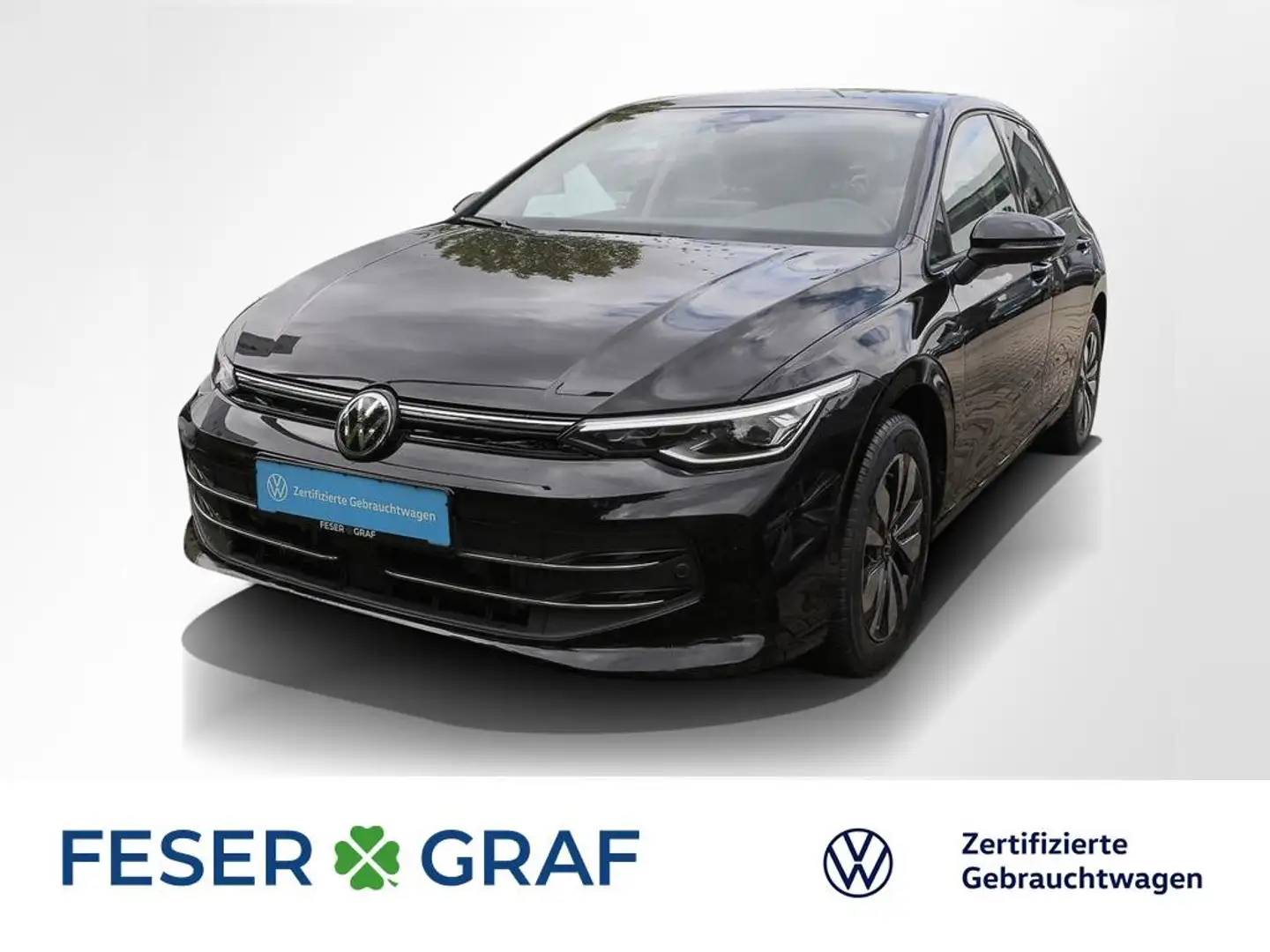 Volkswagen Golf 8 1.5 TSI Goal ACC AHK LED Navi PDC Sitzh. Zwart - 1
