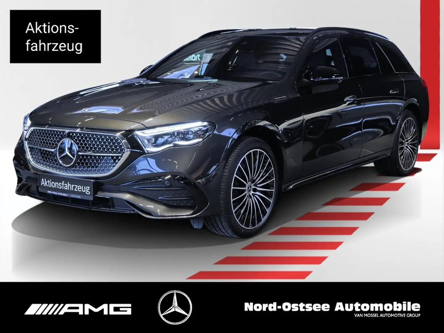 Mercedes-Benz E 450 d 4m T AMG NIGHT PANO HUD AHK 4D-SOUND Grau - 1