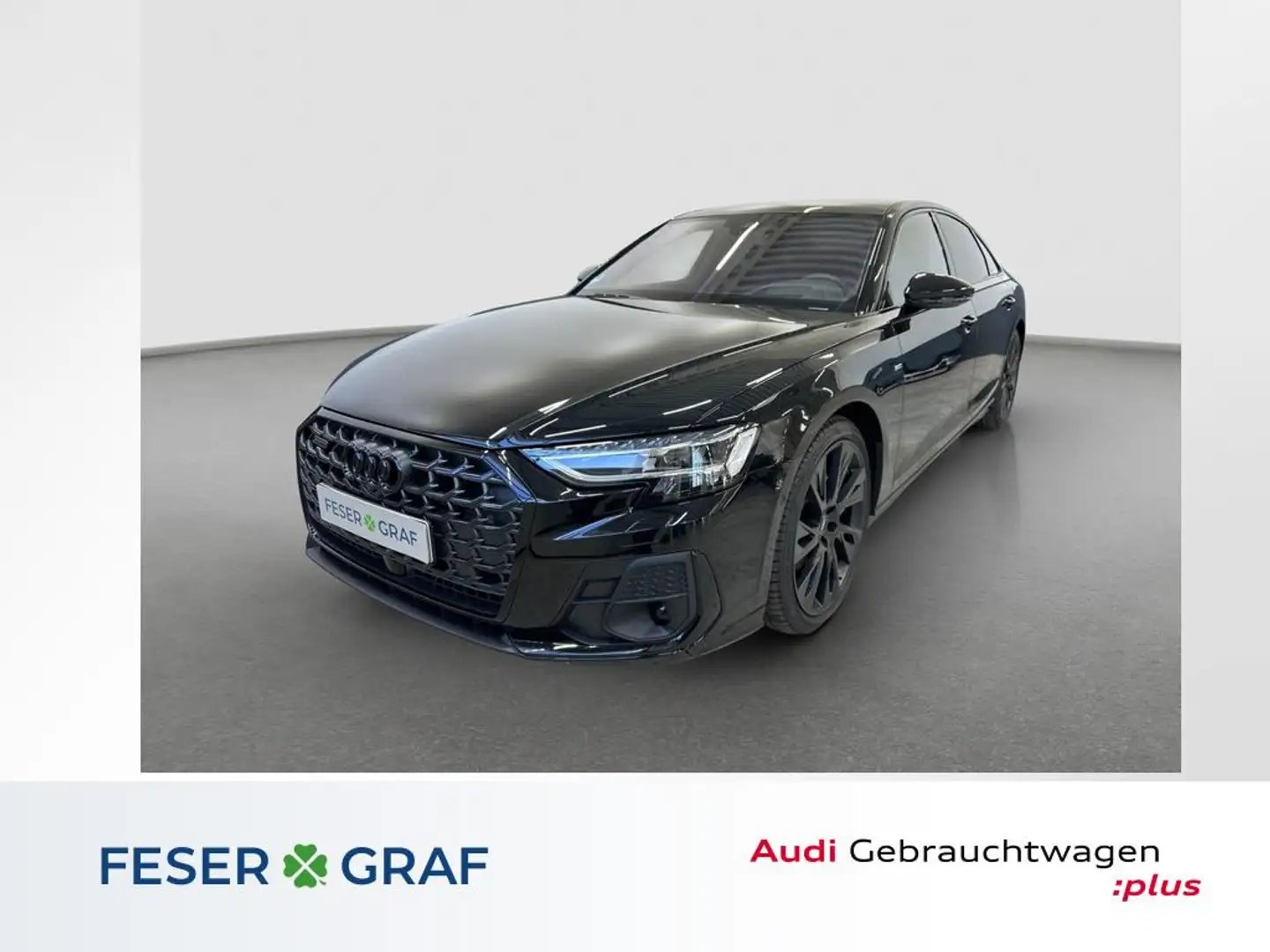 Audi A8 S line 50 TDI 210 kW HuD Pano Sthzg AIR AHK Schwarz - 1