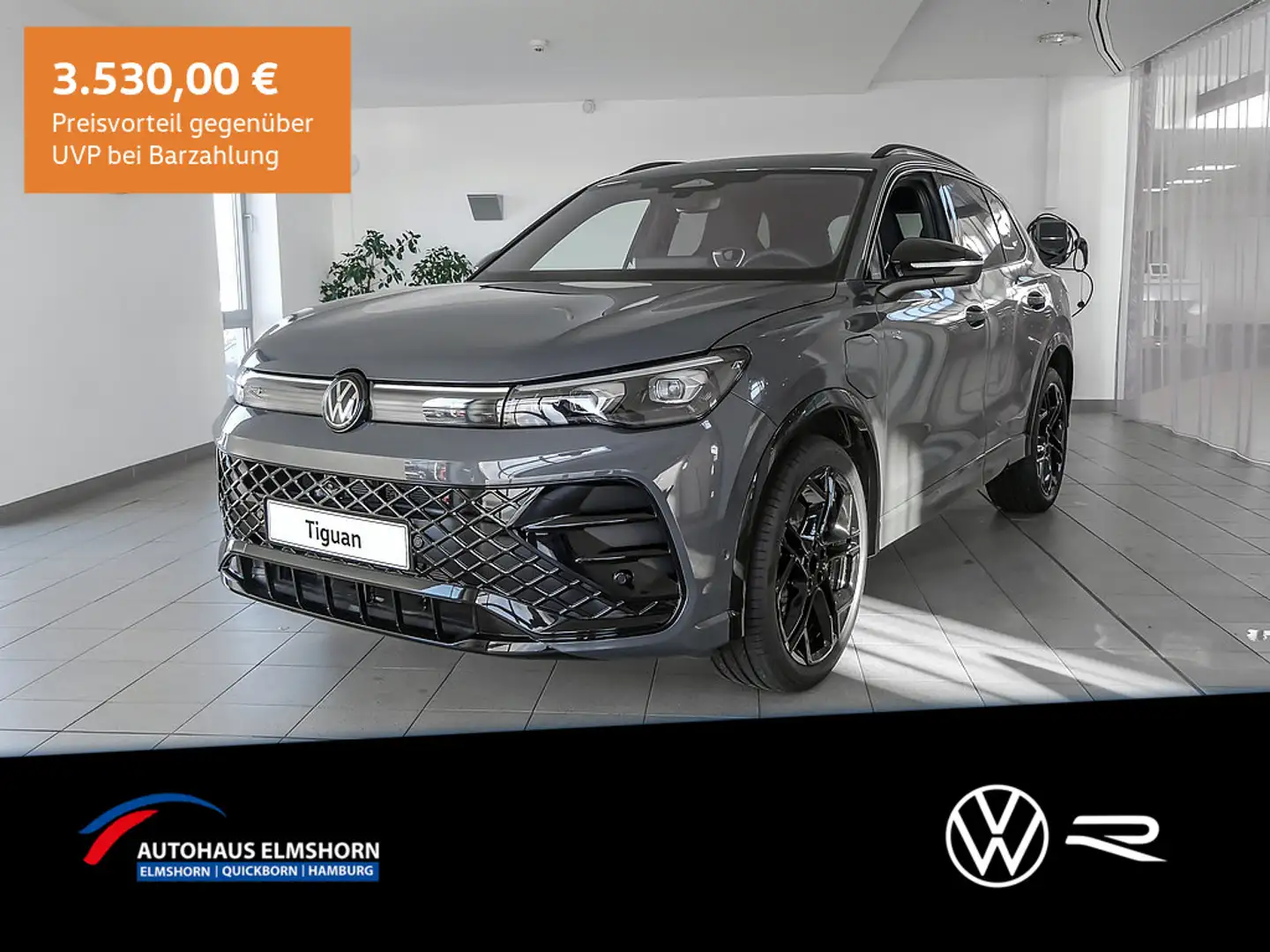 Volkswagen Tiguan R-Line 1,5 l eHybrid 130 kW 177 PS / 85 kW 115 PS 6-Gan Gris - 1