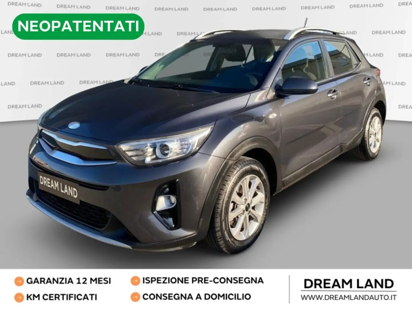 Kia Stonic 1.0 T-GDi 120 CV Urban NEOPATENTATI Grigio - 1