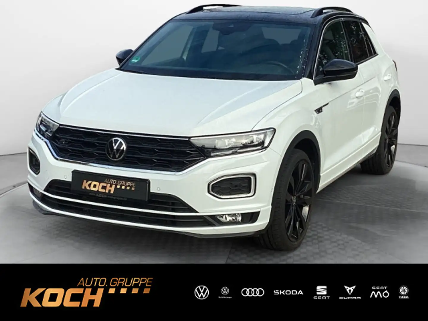 Volkswagen T-Roc 1.5TSI Sport DSG R-Line LED Navi Panoramad Weiß - 1