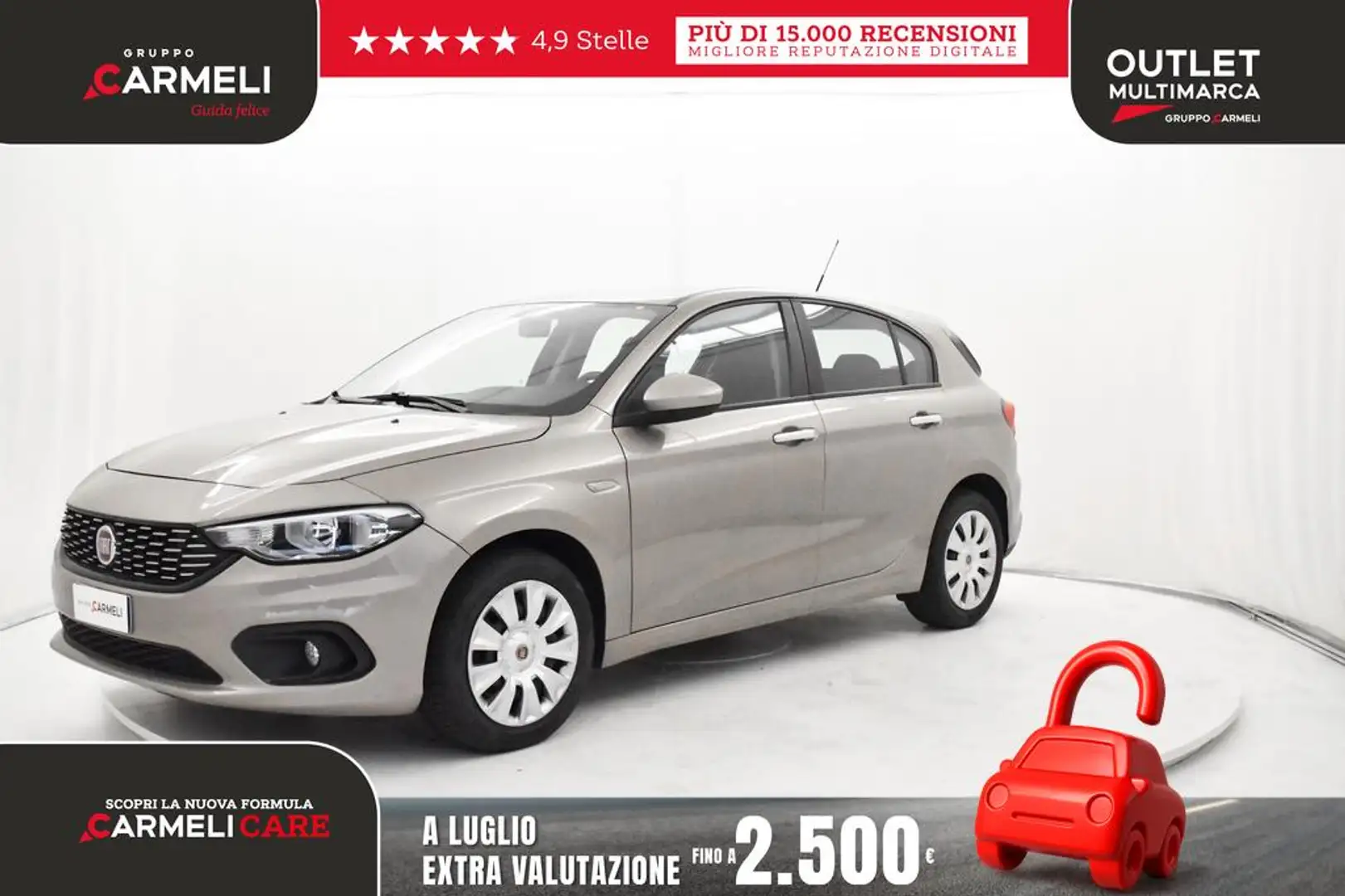 Fiat Tipo 5p 1.3 mjt Lounge s&s 95cv Marrone - 1