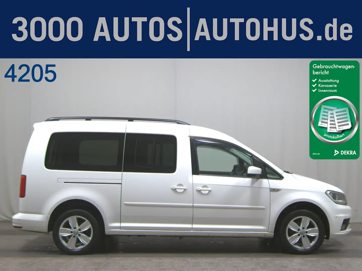 Volkswagen Caddy PKW 2.0 TDI BMT Maxi Comfortline AHK Navi White - 1