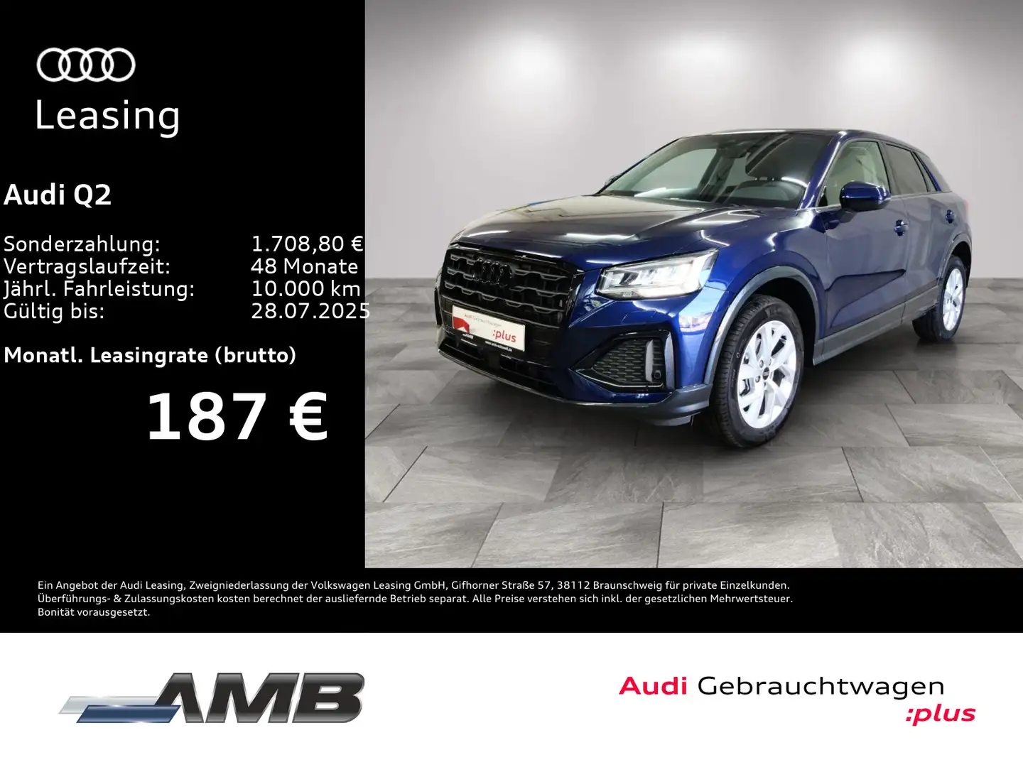 Audi Q2 Advanced 30 TDI AHK/virtC/LED/Navi+/02.29Gara Bleu - 1