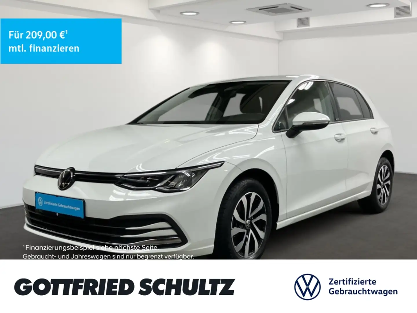 Volkswagen Golf VIII 1.5 TSI LED NAV SHZ PDCvo&hi Active Weiß - 1