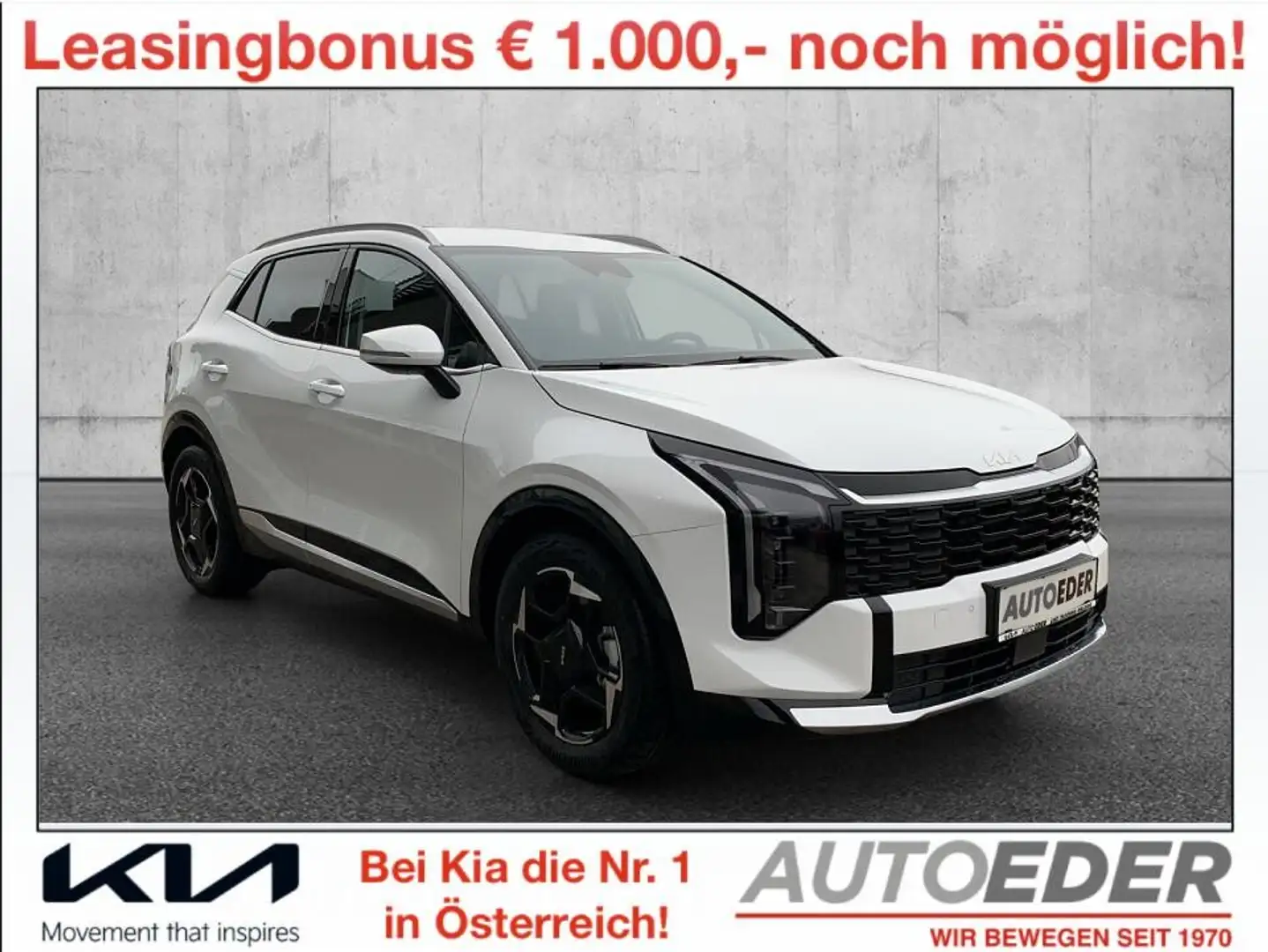 Kia Sportage 1,6 TGDI Gold DCT Weiß - 1