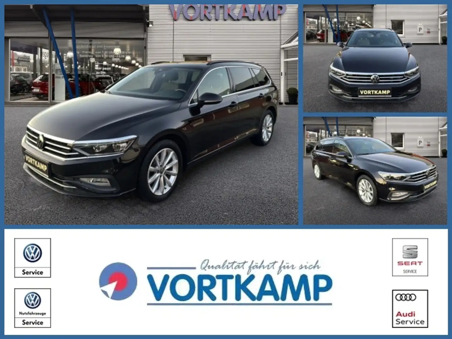 Volkswagen Passat Variant Business AHK/Pano/IQLight/Harman Schwarz - 1
