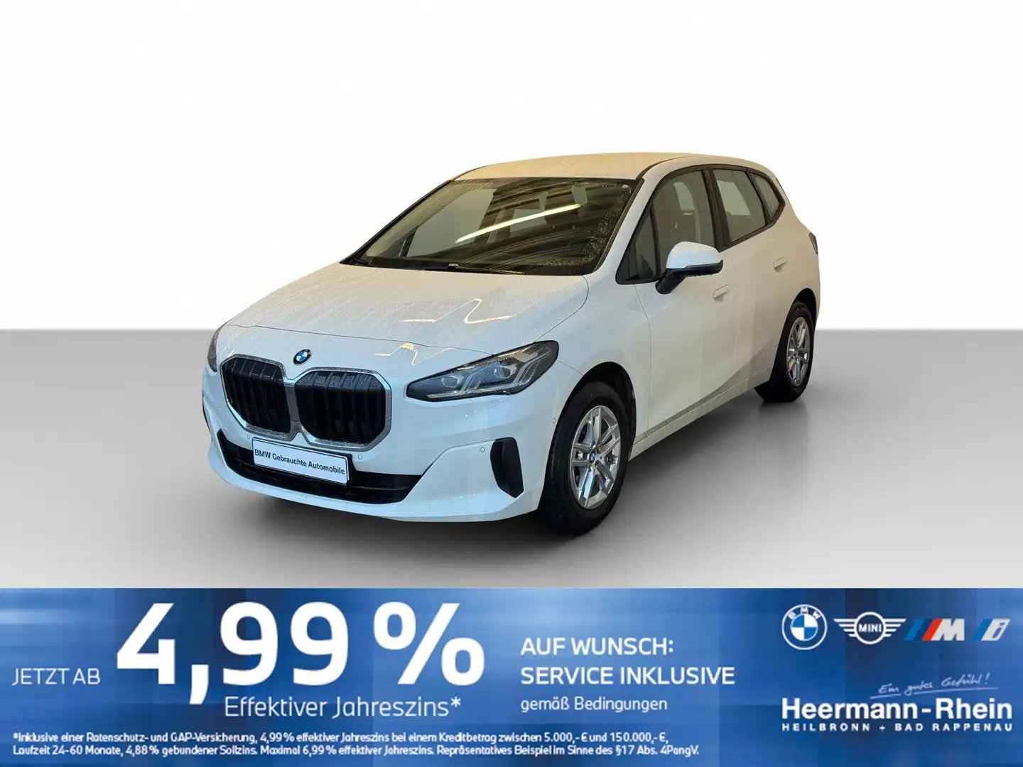 BMW 220 iA Active Tourer Navi.LED.AHK.ParkAss.Keyl.SH Weiß - 2