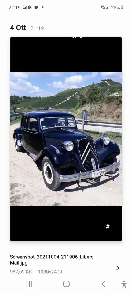Citroen Traction berlina TARGA ORO, foto 2