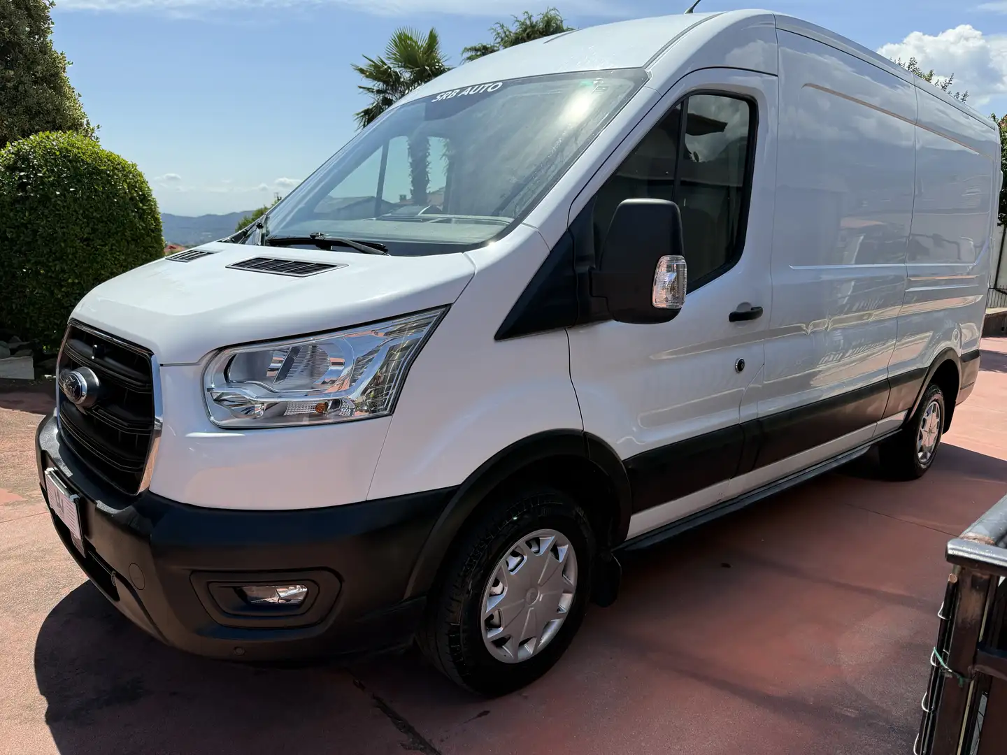 Ford Transit 2.0 tdci HYBRID MHEV 170cv L3H2 Blanco - 1