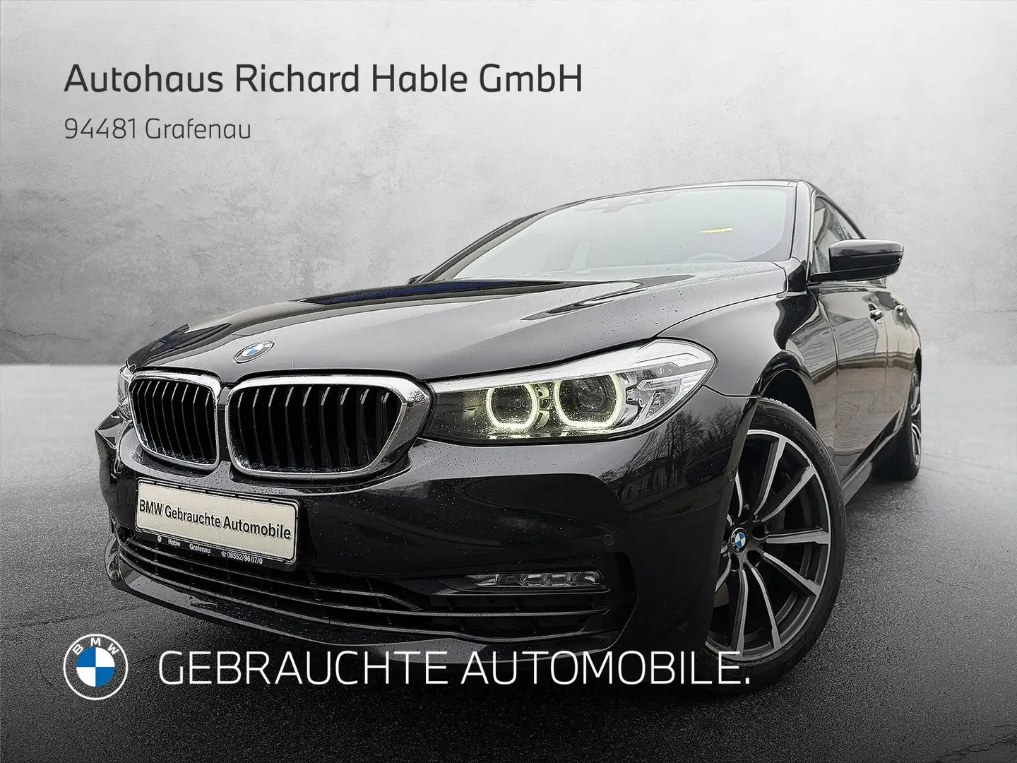 BMW 640 d xDrive Gran Turismo Schwarz - 1