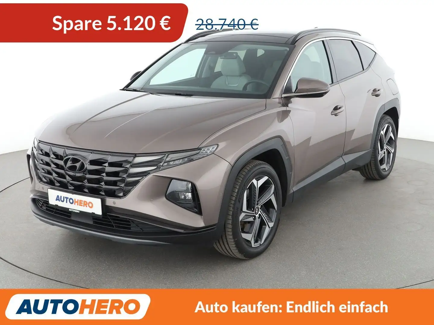 Hyundai TUCSON 1.6 T-GDI Plug-in Hybrid Prime 4WD Aut.*NAVI*LED* Braun - 1