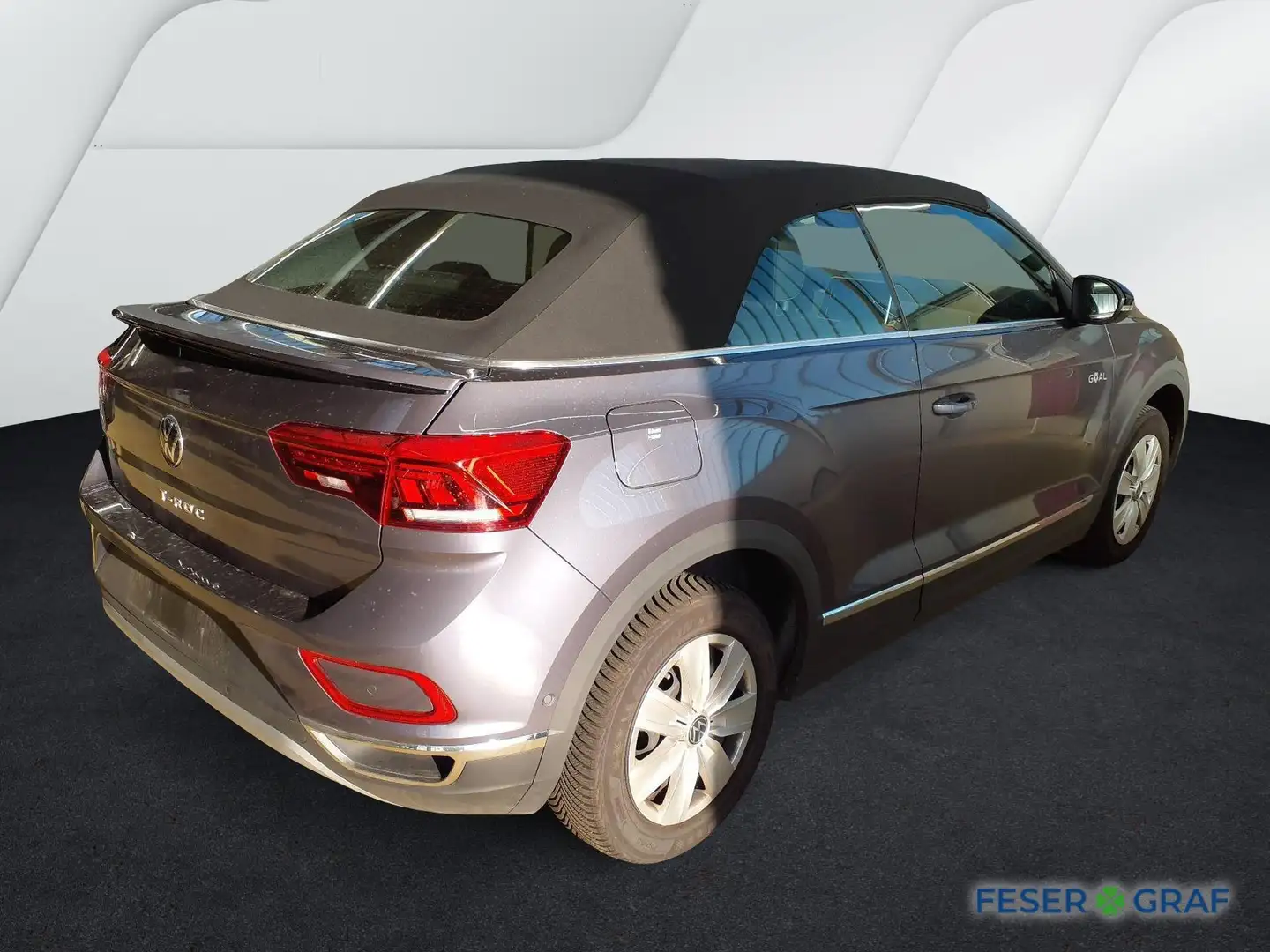 Volkswagen T-Roc Cabriolet 1.5 TSI Goal DSG ACC Navi Alu-18 Grau - 2