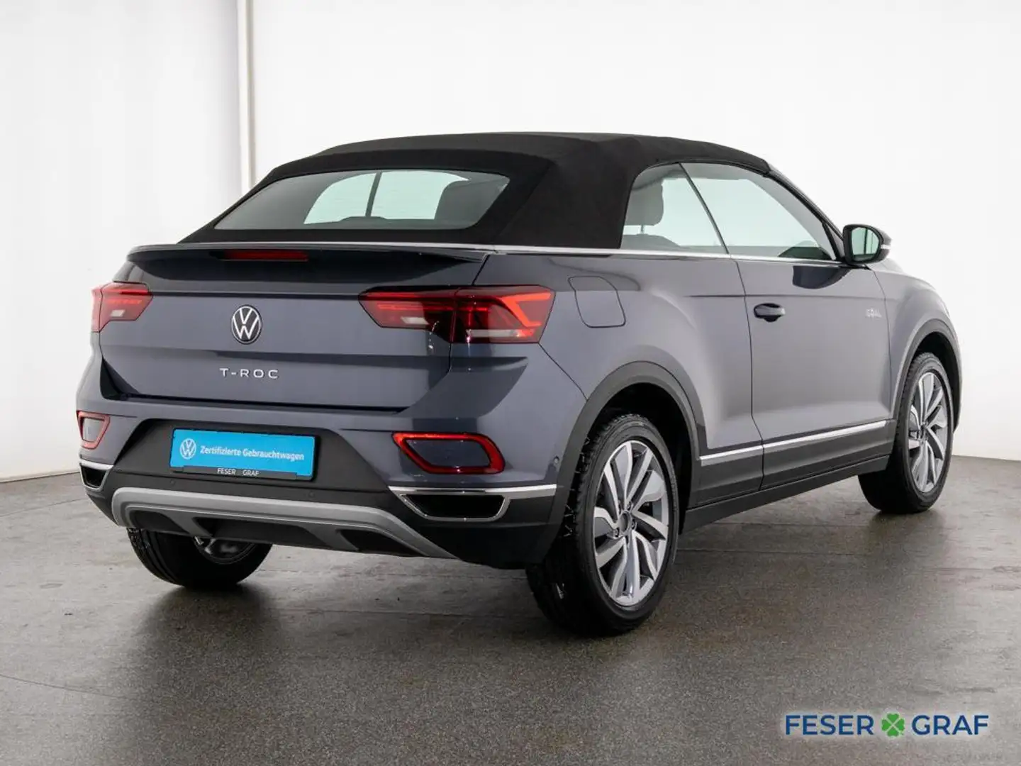 Volkswagen T-Roc Cabriolet 1.5 TSI Goal DSG ACC Navi Alu-18 Grau - 2
