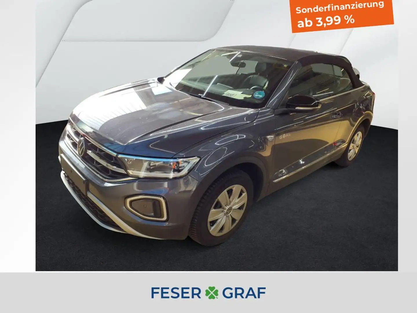 Volkswagen T-Roc Cabriolet 1.5 TSI Goal DSG ACC Navi Alu-18 Grau - 1