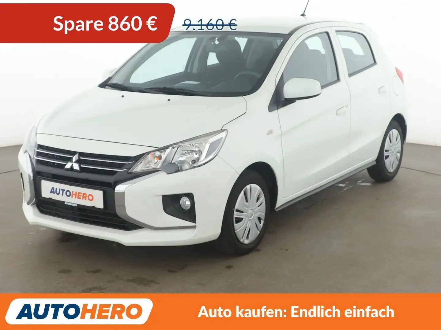 Mitsubishi Space Star 1.0 Basis*KLIMA*CD*GARANTIE* Weiß - 1
