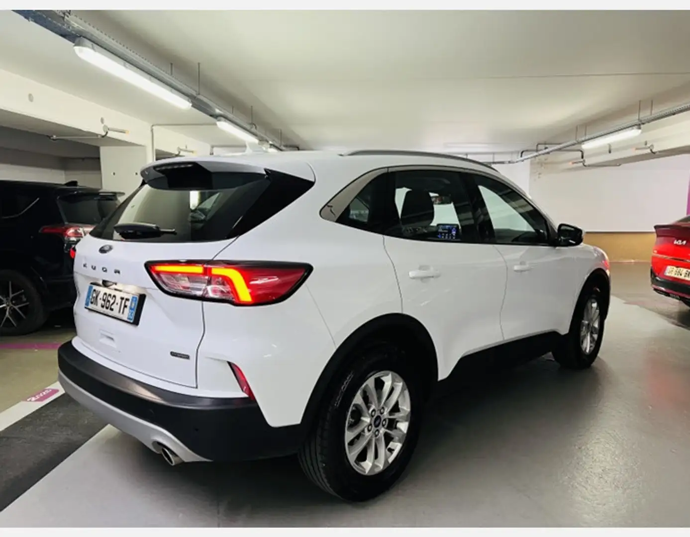 Ford Kuga 2.5 DURATEC 190CH FHEV E85 TITANIUM BVA***TVA RECUPERABLE*** Blanc - 2