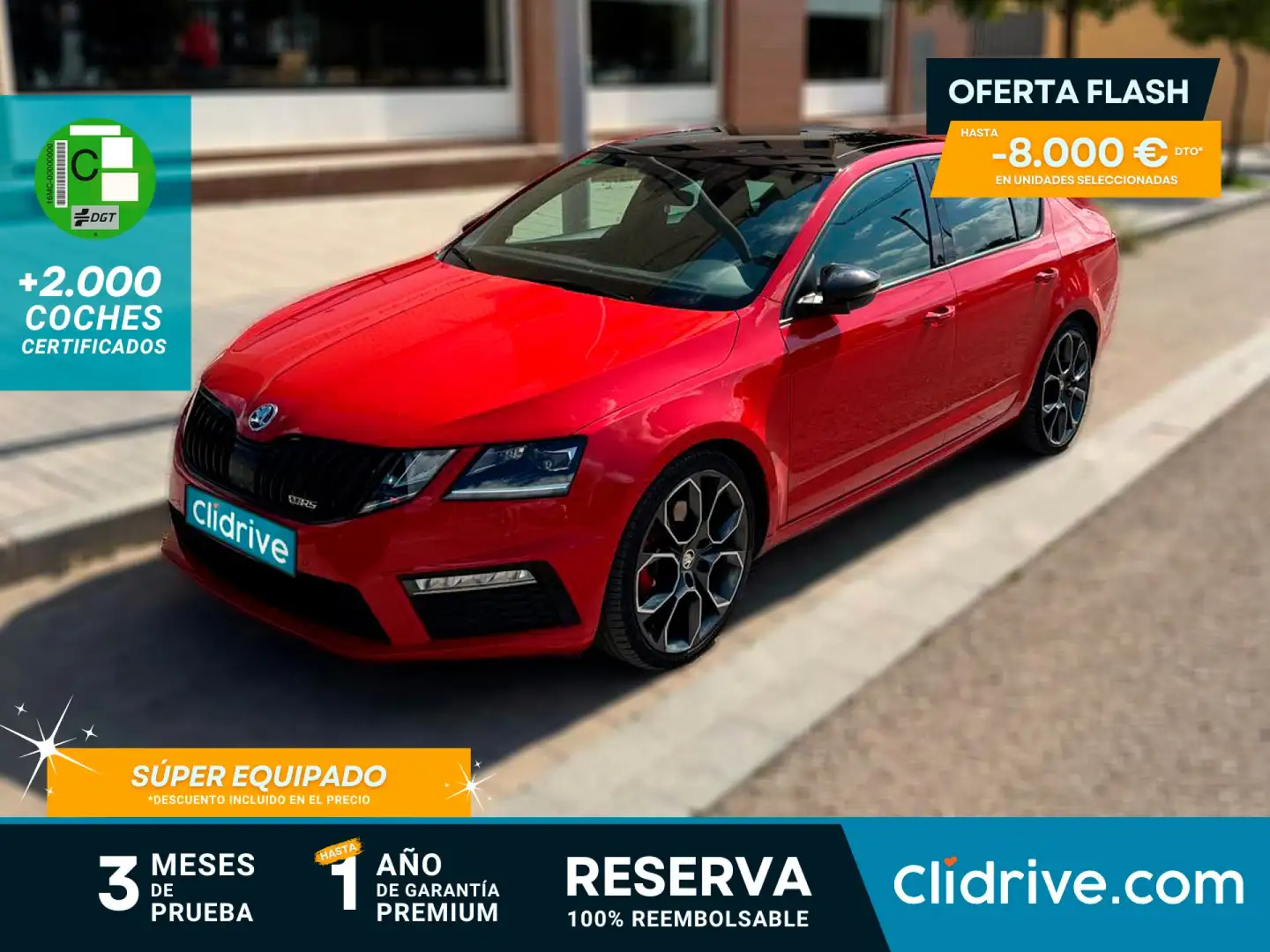 Skoda Octavia 2.0TDI RS 4x4 DSG 135kW Rojo - 1