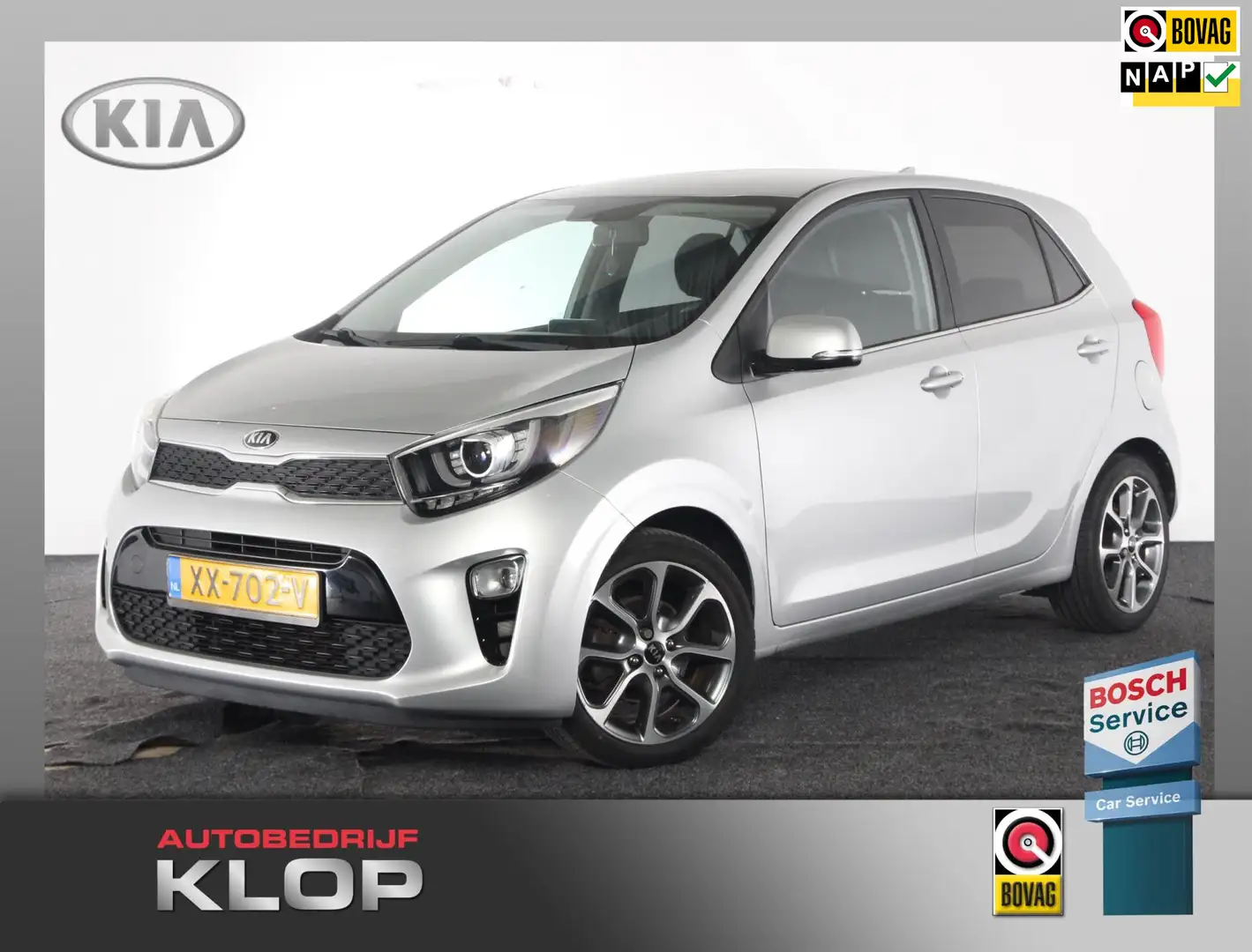 Kia Picanto 1.0 CVVT Design Edition | Org. NL-auto | navigatie Grau - 1