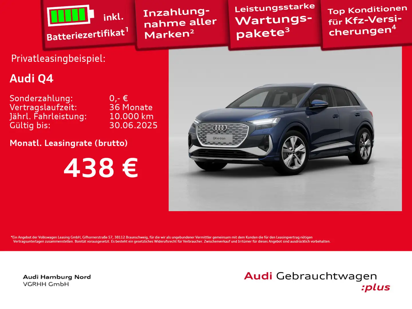 Audi 45 e-tron S line AHK Navi Matrix Sound ACC Blauw - 1