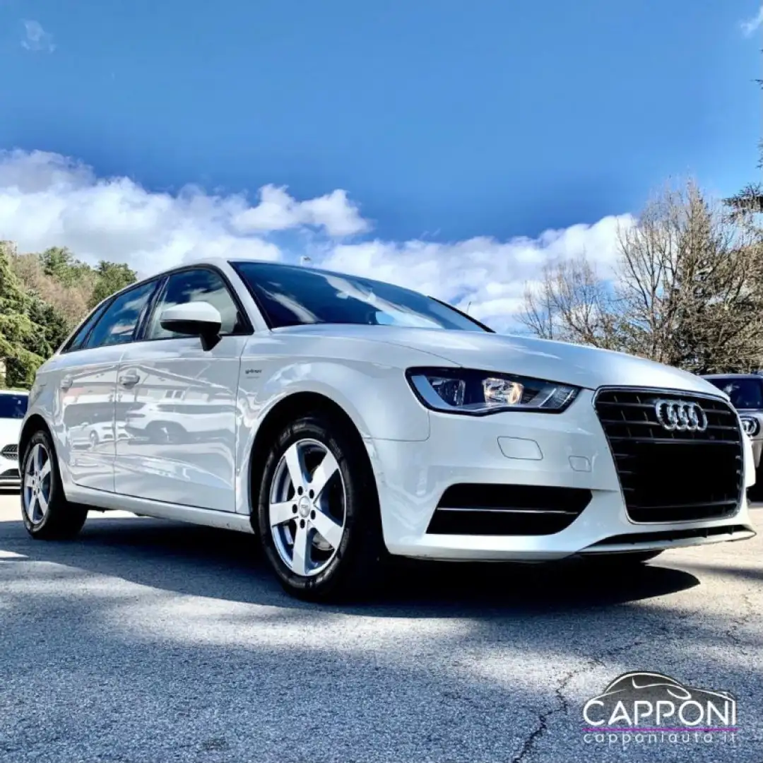 Audi A3 SPB 1.4 TFSI g-tron Blanc - 1