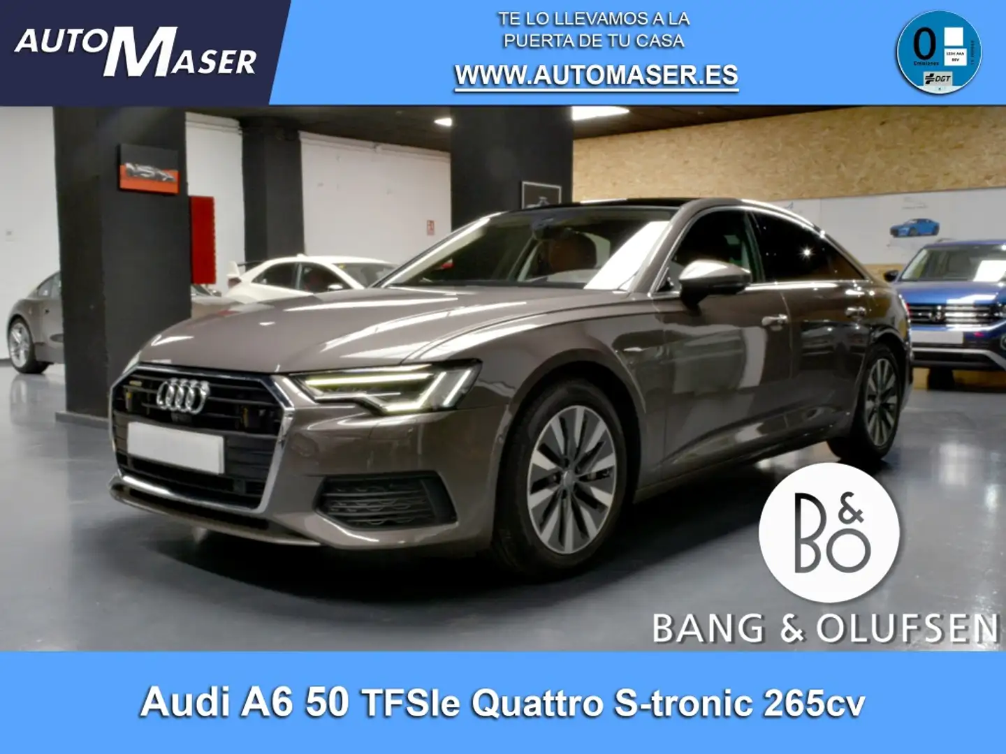 Audi A6 50 TFSIe quattro-ultra S tronic Marrón - 1