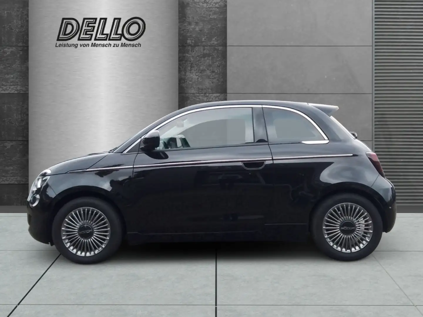 Fiat 500e Basis Navi Apple CarPlay Android Auto Klimaautom F Zwart - 2