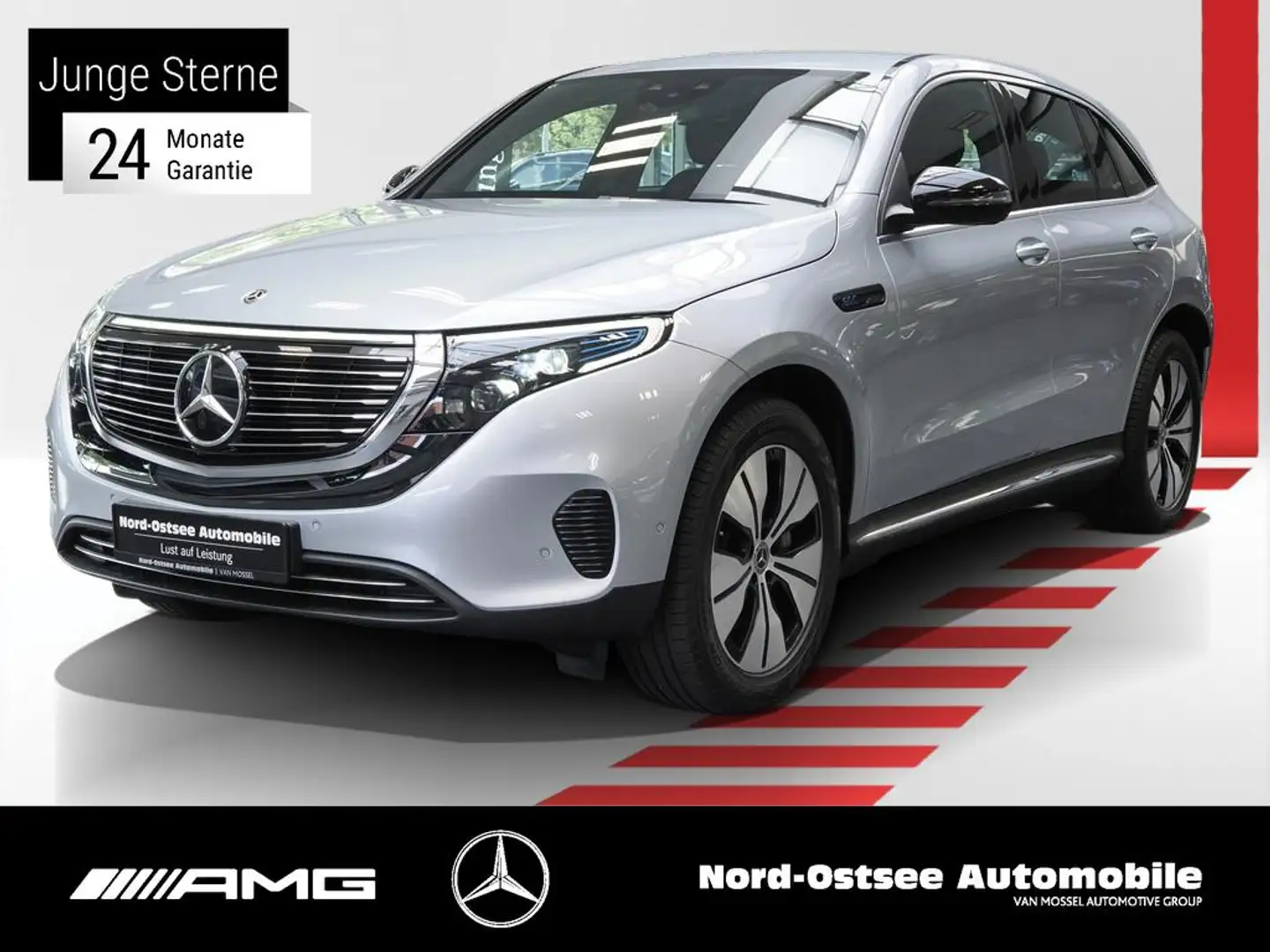 Mercedes-Benz EQC 400 4M  MULTIBEAM SITZHZG PDC TEMPOMAT Silber - 1