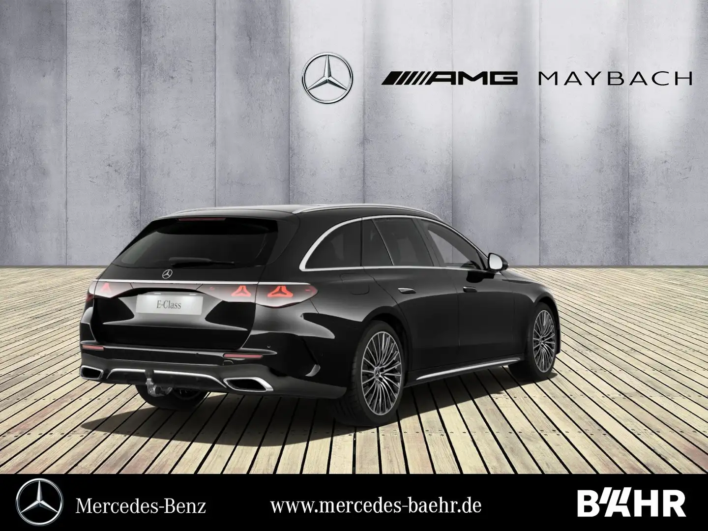 Mercedes-Benz E 220 E 220 d T AMG/Pano/AHK/Distronic/Digital-Light Schwarz - 2