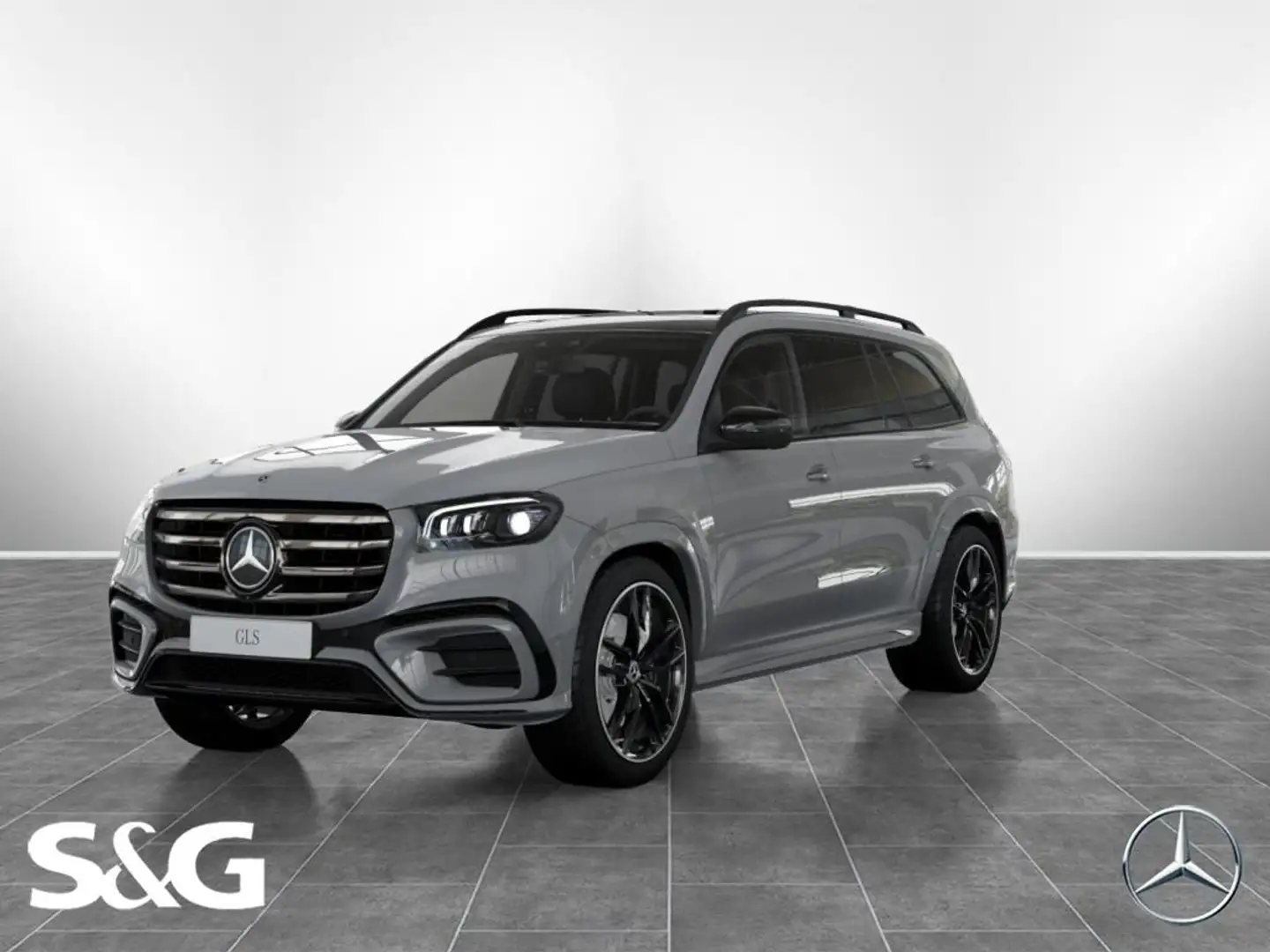 Mercedes-Benz GLS 450 d 4M AMG MBUX+360°+M-LED+AHK+Standheiz Gris - 1