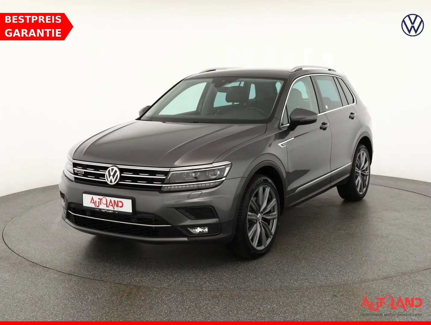 Volkswagen Tiguan 2.0 TDI DSG Highline 4Motion LED Navi ACC Grau - 1